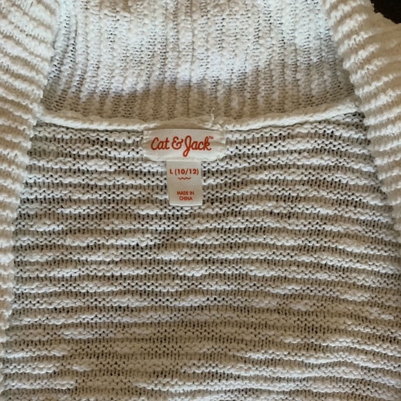 Girl’s Cat & Jack open front cardigan sweater size Large 10 / 12 - Picture 4 of 17